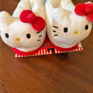 Hello Kitty White and Red Slippers Womens small